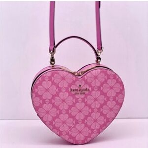 Kate Spade Love Shack Spade Flower Heart Crossbody, Parisian Rose Color
